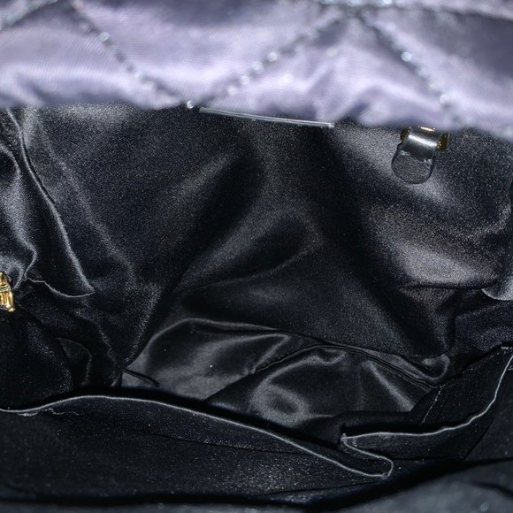 Moschino Quilted Black and Gold Backpack main image 5